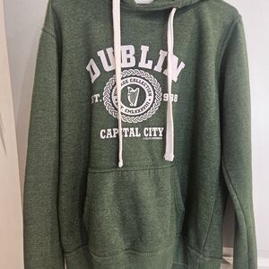 Dublin Capital City Green Crewneck Hoodie